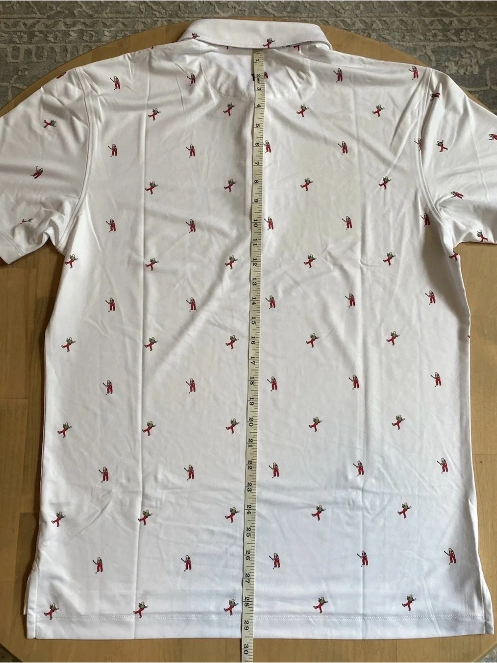 NWT DANCIN Johnnie-O Featherweight Performance White Polo Size Medium - Picture 8 of 10